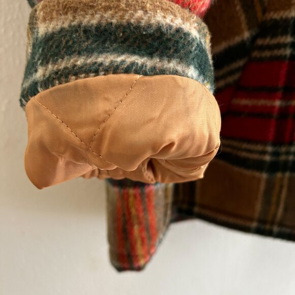 VINTAGE Authentic 1950s Wool Plaid Chore/Lumberjack Jacket SZ 42 - Picture 6 of 8